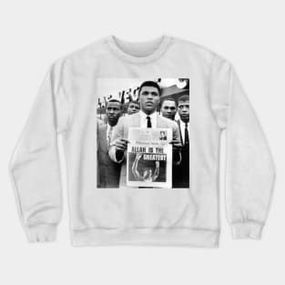 Muhammad Ali breaking news vintage Crewneck Sweatshirt